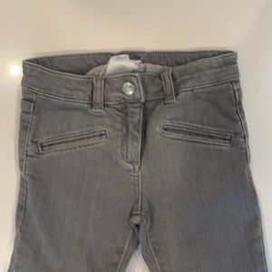 NWT Jacadi kids gray stretch jeans